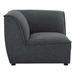 Comprise Corner Sectional Sofa Chair - Charcoal - MOD12717