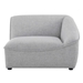 Comprise Right-Arm Sectional Sofa Chair - Light Gray - MOD12718