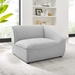 Comprise Right-Arm Sectional Sofa Chair - Light Gray - MOD12718