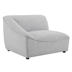 Comprise Left-Arm Sectional Sofa Chair - Light Gray 