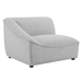 Comprise Left-Arm Sectional Sofa Chair - Light Gray - MOD12722