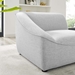 Comprise Left-Arm Sectional Sofa Chair - Light Gray - MOD12722
