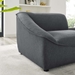 Comprise Left-Arm Sectional Sofa Chair - Charcoal - MOD12724
