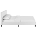 Anya Full Fabric Bed - White - MOD12750
