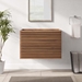 Render 30" Wall-Mount Bathroom Vanity Cabinet (Sink Basin Not Included) - Walnut - MOD12839
