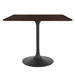 Lippa 36" Square Wood Dining Table - Black Cherry Walnut - MOD12862