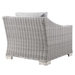 Conway Outdoor Patio Wicker Rattan Armchair - Light Gray Gray - MOD12898