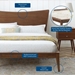 Astra King Wood Platform Bed - Walnut - MOD12937