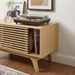 Render Vinyl Record Display Stand - Oak - Style A - MOD12953