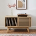 Render Vinyl Record Display Stand - Oak - Style A - MOD12953