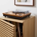 Render Vinyl Record Display Stand - Oak - Style B - MOD12955