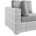 Convene Outdoor Patio Corner Chair - Light Gray Gray - MOD13025