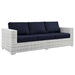 Convene Outdoor Patio Sofa - Light Gray Navy - MOD13034