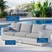 Convene Outdoor Patio Sofa - Light Gray Gray - MOD13035