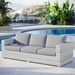 Convene Outdoor Patio Sofa - Light Gray Gray - MOD13035