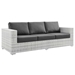 Convene Outdoor Patio Sofa - Light Gray Charcoal - MOD13036
