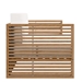 Carlsbad 3-Piece Teak Wood Outdoor Patio Set - Natural White - Style B - MOD13172