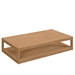 Carlsbad 3-Piece Teak Wood Outdoor Patio Set - Natural Navy - Style B - MOD13173
