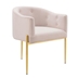 Savour Tufted Performance Velvet Accent Chair - Pink