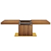 Vector Expandable Dining Table - Walnut Gold - MOD13191