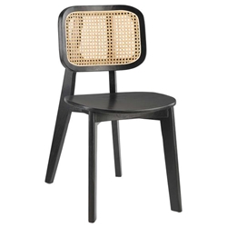 Habitat Wood Dining Side Chair - Black 