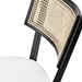 Caledonia Wood Dining Chair - Black White - MOD13236