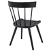 Sutter Wood Dining Side Chair - Black - MOD13246