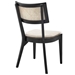 Caledonia Wood Dining Chair - Black Beige - MOD13250