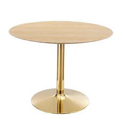 Verne 40" Dining Table - Gold Natural 