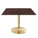 Verne 40" Square Dining Table - Gold Cherry Walnut - MOD13310