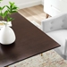 Verne 40" Square Dining Table - Gold Cherry Walnut - MOD13310