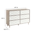Vespera 6-Drawer Dresser - Oak White - MOD13348