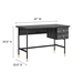 Nexus Office Desk - Black Charcoal - MOD13365