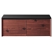 Kinetic Wall-Mount Office Storage Cabinet - Black Cherry - MOD13380