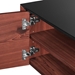 Kinetic Wall-Mount Office Storage Cabinet - Black Cherry - MOD13380