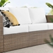 Convene Outdoor Patio Sofa - Cappuccino White - MOD13397