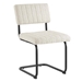 Parity Boucle Dining Side Chairs - Set of 2 - Black Ivory - MOD13434