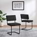 Parity Boucle Dining Side Chairs - Set of 2 - Black Black - MOD13435