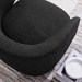 Celestia Boucle Fabric Swivel Chair - Black - MOD13453