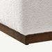 Tilden Large 28" Square Boucle Upholstered Ottoman - Cloud Walnut - MOD9160