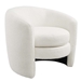 Affinity Upholstered Boucle Fabric Curved Back Armchair - Cloud - MOD9203