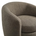 Affinity Upholstered Boucle Fabric Curved Back Armchair - Pebble - MOD9208