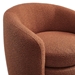 Affinity Upholstered Boucle Fabric Curved Back Armchair - Rust - MOD9209