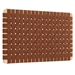 Sparta Weave Wall-Mount Twin Vegan Leather Headboard - Natural Brown - MOD9211
