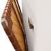 Sparta Weave Wall-Mount Twin Vegan Leather Headboard - Walnut Brown - MOD9213