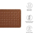 Sparta Weave Wall-Mount Twin Vegan Leather Headboard - Walnut Brown - MOD9213
