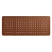 Sparta Weave Full Vegan Leather Headboard - Walnut Brown - Style A - MOD9220