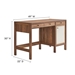Capri 49" Wood Grain Office Desk - Walnut - MOD9289