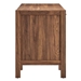 Capri 58" Wood Grain Office Desk - Walnut - MOD9290