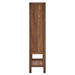 Capri Tall Wood Grain Standing Storage Cabinet - Walnut - MOD9292
